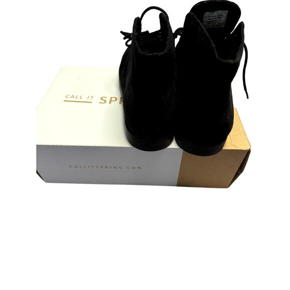 CALL IT SPRING FIEGO-93 WOMEN SIZE 10 FAUX SUEDE BOOTS - Picture 3 of 10